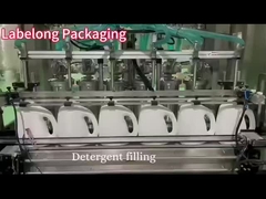 고용량 Customizable 선형 병 충전물 기계 쉬운 정비